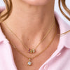 Sweetheart Trio Rhondelle CZ Necklace