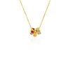 Sweetheart Trio Rhondelle CZ Necklace