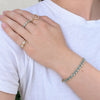 Tara Alternating Turquoise and Diamond Ring 14K