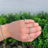 Tara Alternating Turquoise and Diamond Ring 14K