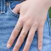 Tatum Triple Stack Diamond Ring 14K