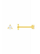 Teeny Diamond Stud Earring 14K