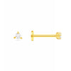 Teeny Diamond Stud Earring 14K