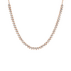 Diamond Tennis Chain Necklace 14K