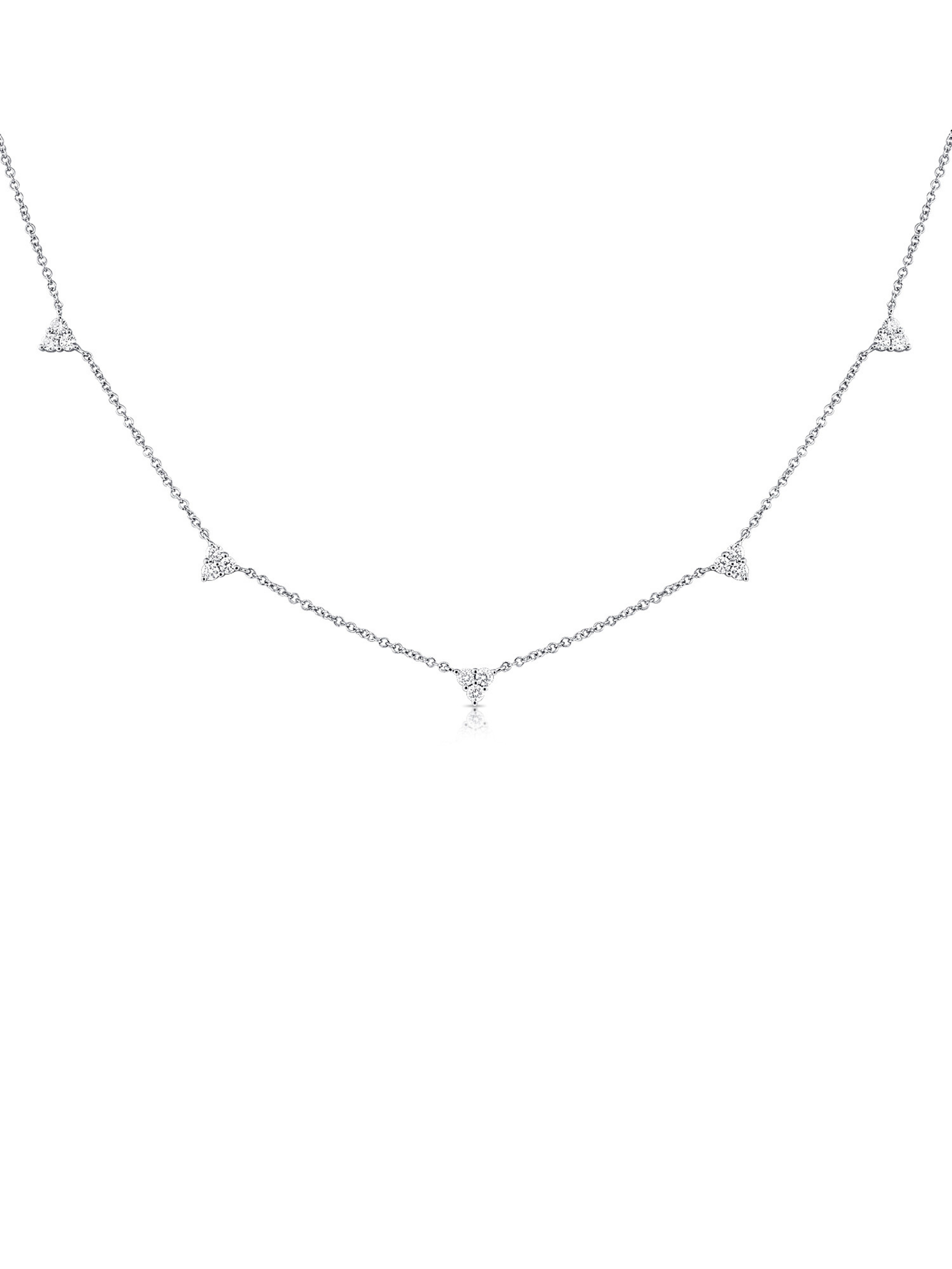 Trio Diamond Layering Necklace 14K
