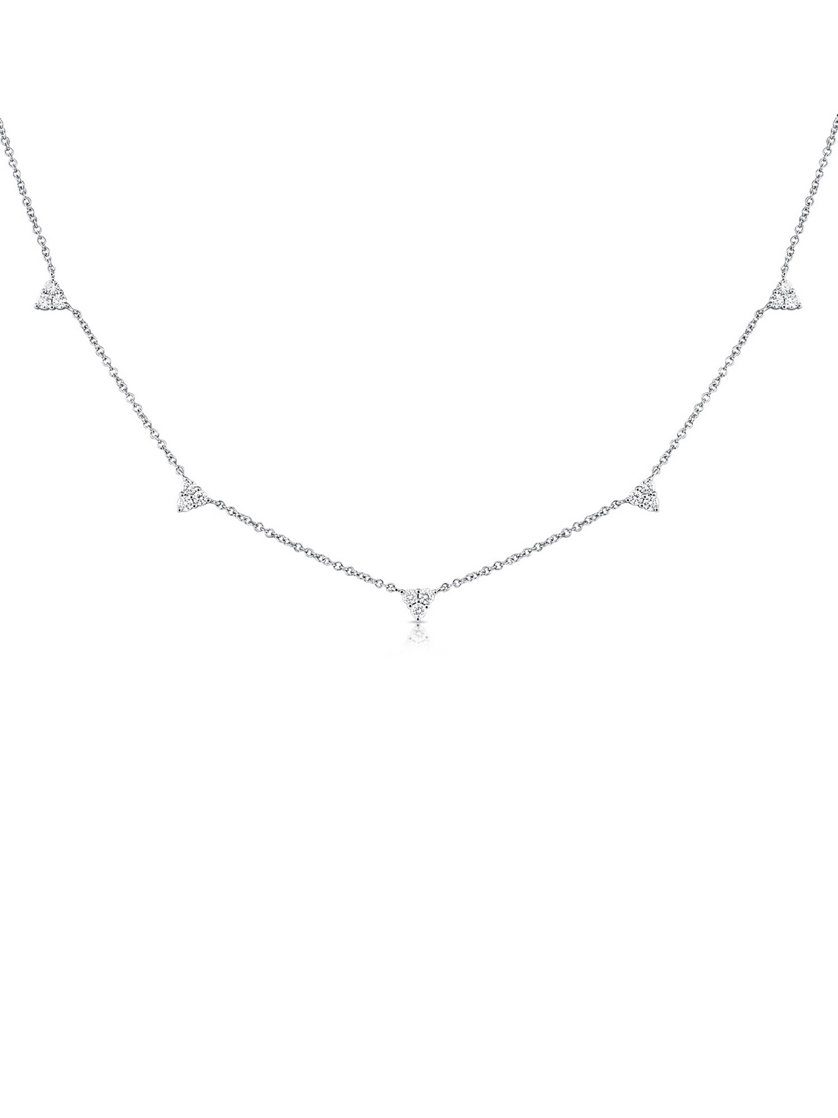 Trio Diamond Layering Necklace 14K