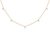 Trio Diamond Layering Necklace 14K
