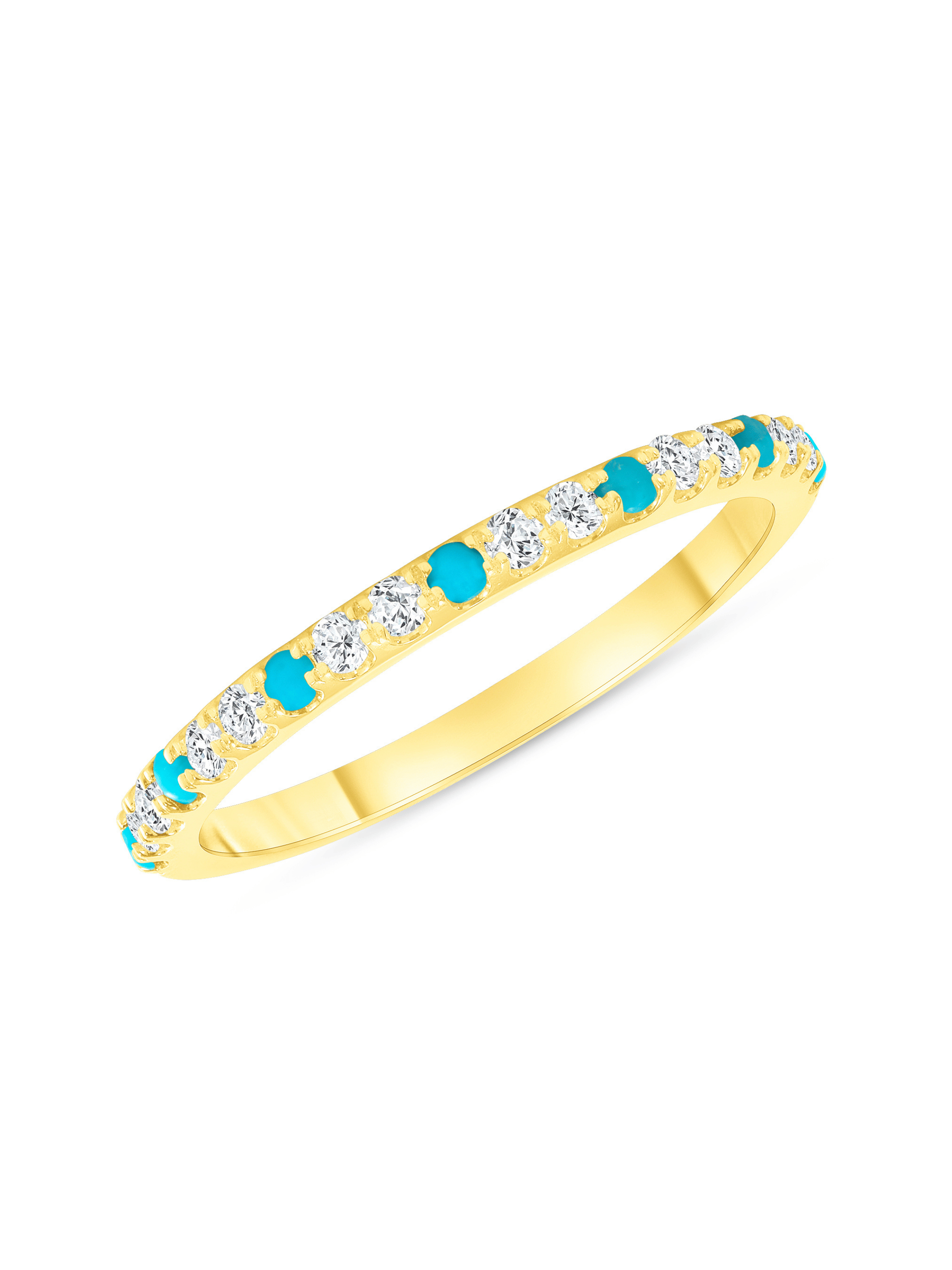 Birthstone Ring - December Turquoise 14K