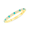 Birthstone Ring - December Turquoise 14K