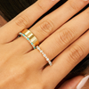 Birthstone Ring - December Turquoise 14K