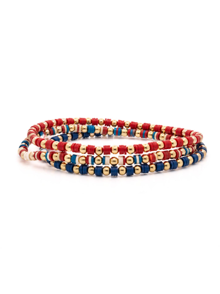 USA Stretch Bracelet Set