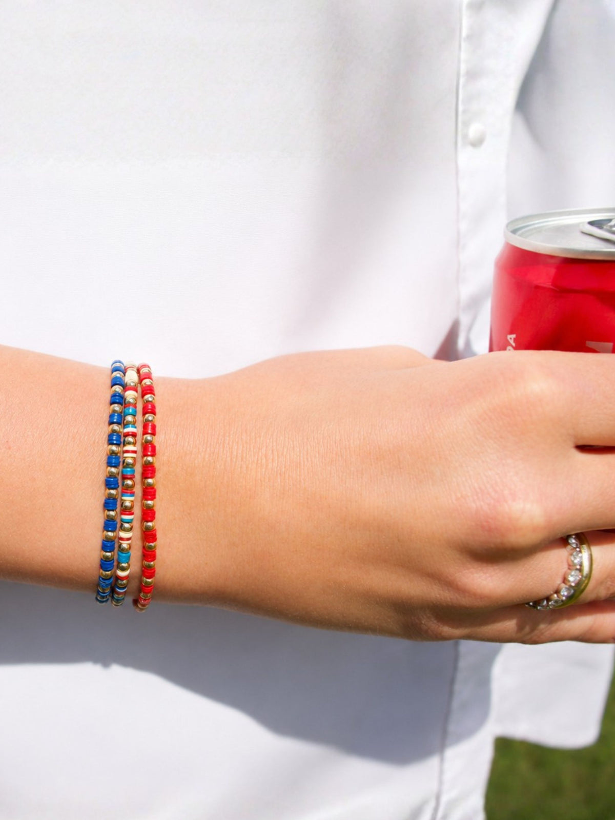 USA Stretch Bracelet Set