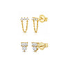 Vienna Diamond Stud Set 14K - LeMel x Sara Gretzky