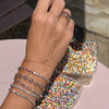 Meadow Multicolor Sapphire Tennis Bracelet 14K