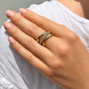 Winnie Wave Diamond Ring 14K