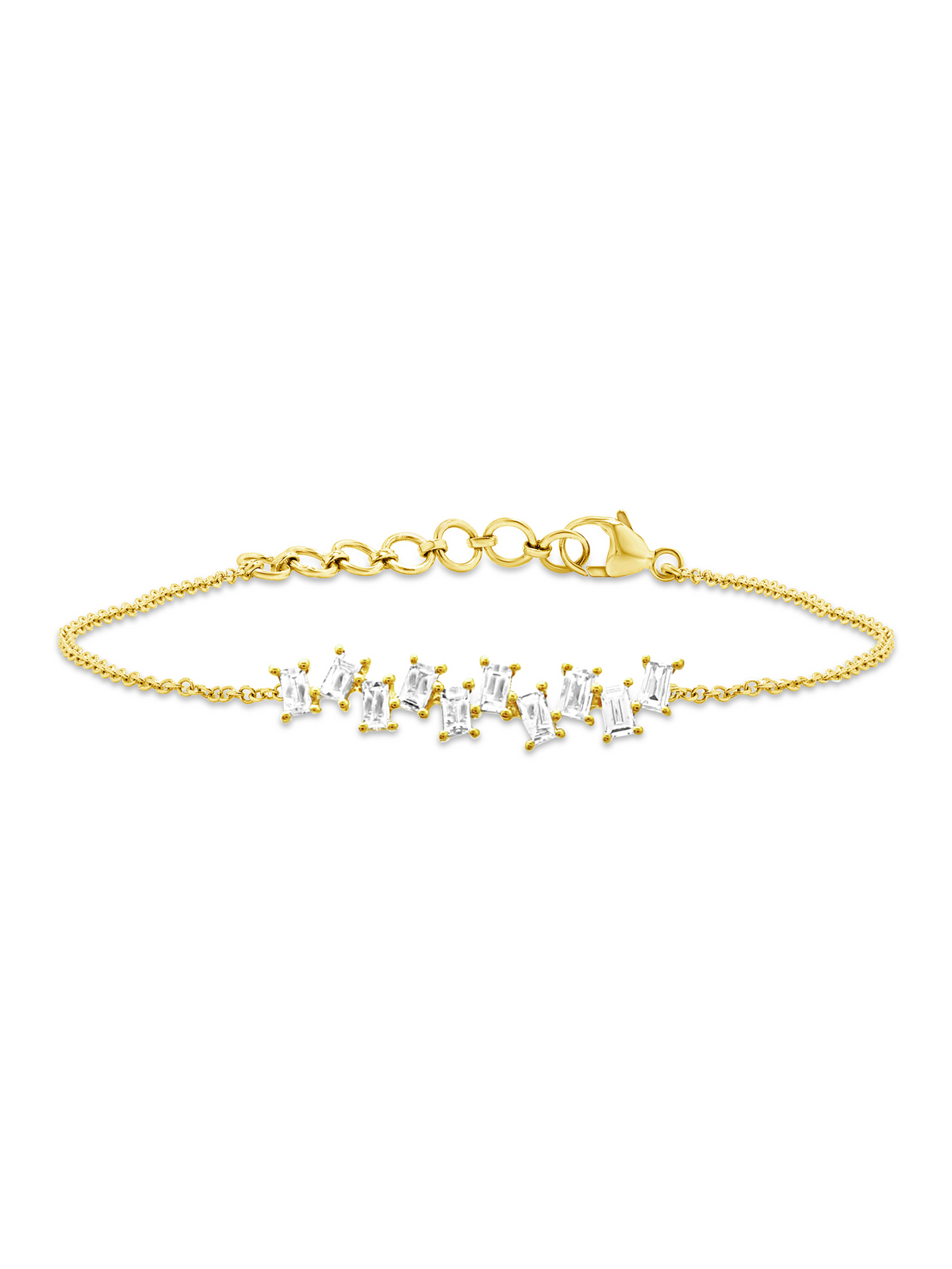 Paris Baguette Bracelet 14K