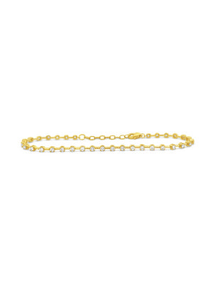 Bar Diamond Bracelet 14K