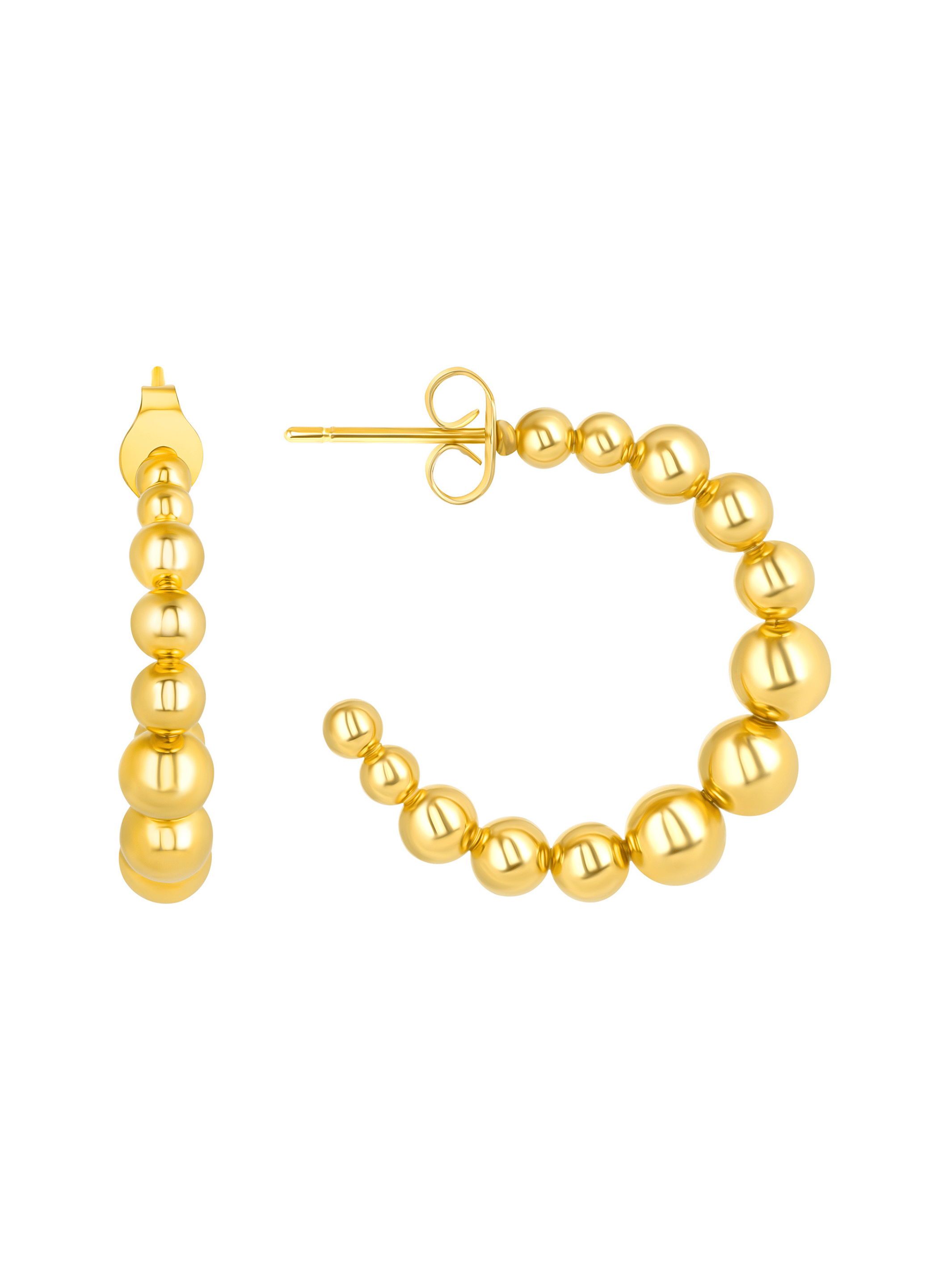 Beaded Hoop Earrings