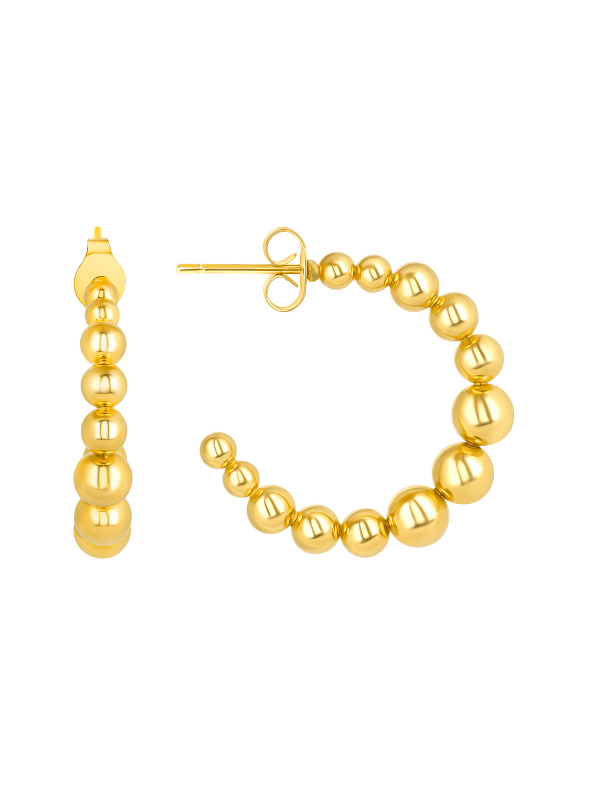 Beaded Hoop Earrings