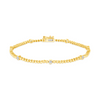 Jennie Diamond Bezel Beaded Bracelet 14K