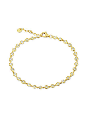 Bethany Bezel Diamond Bracelet 14K