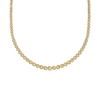 Bryn Bezel Graduated Tennis Necklace 14K