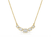 Emily Emerald Cut Diamond Necklace 14K