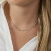Bryn Endless Bezel Necklace 14K