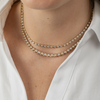 Bryn Endless Bezel Necklace 14K
