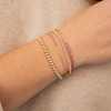 Birthstone Tennis Bracelet - July 14K