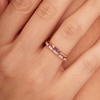 Bitsy Birthstone Ring - February Amethyst 14K - LeMel