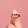 Bitsy Birthstone Ring - February Amethyst 14K - LeMel