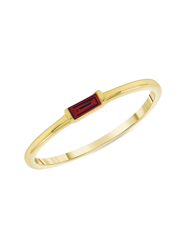 Bitsy Birthstone Ring 14K