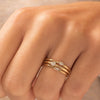 Bitsy Pear Stack Ring 14K - LeMel