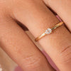 Bitsy Pear Stack Ring 14K - LeMel