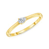 Bitsy Pear Stack Ring 14K - LeMel