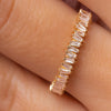 Brilliant Baguette Diamond Band 14K - LeMel