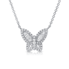 Butterfly Diamond Necklace 14K - LeMel