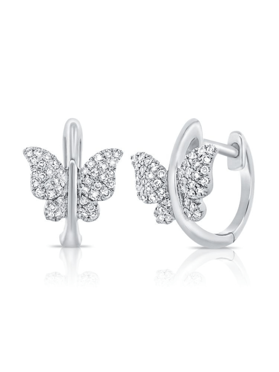 Butterfly Huggie 14K - LeMel