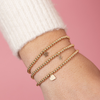 Everyday Stretch Bracelet with Cross Charm