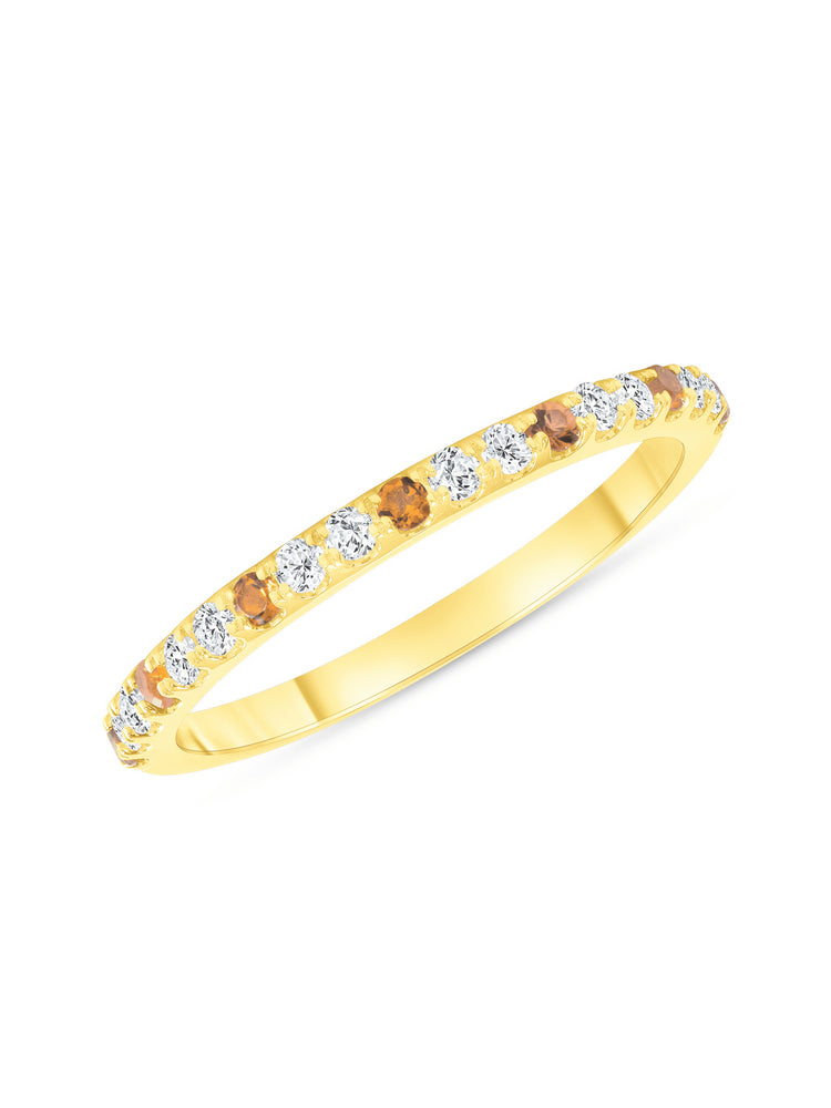 Birthstone Ring - November Citrine 14K