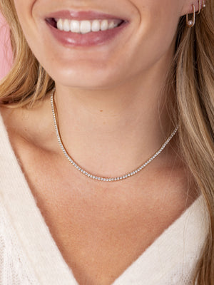 Classic CZ Tennis Necklace