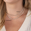 Graduated CZ Tennis Necklace
