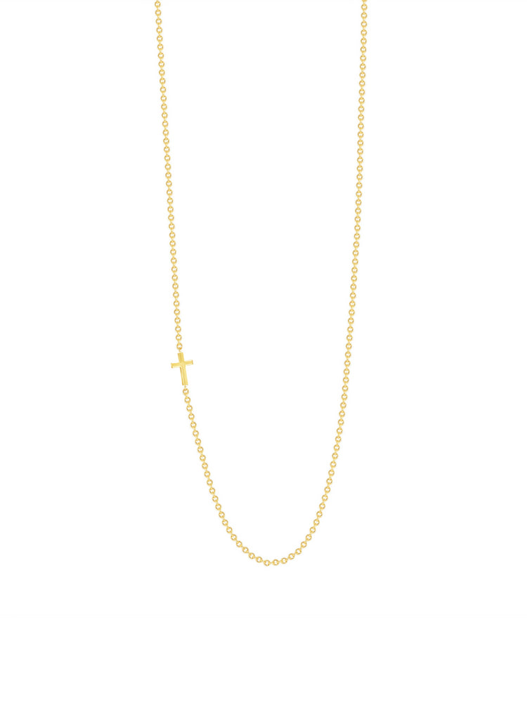Blair Cross Necklace 14K