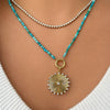 Callie Capri Turquoise Necklace