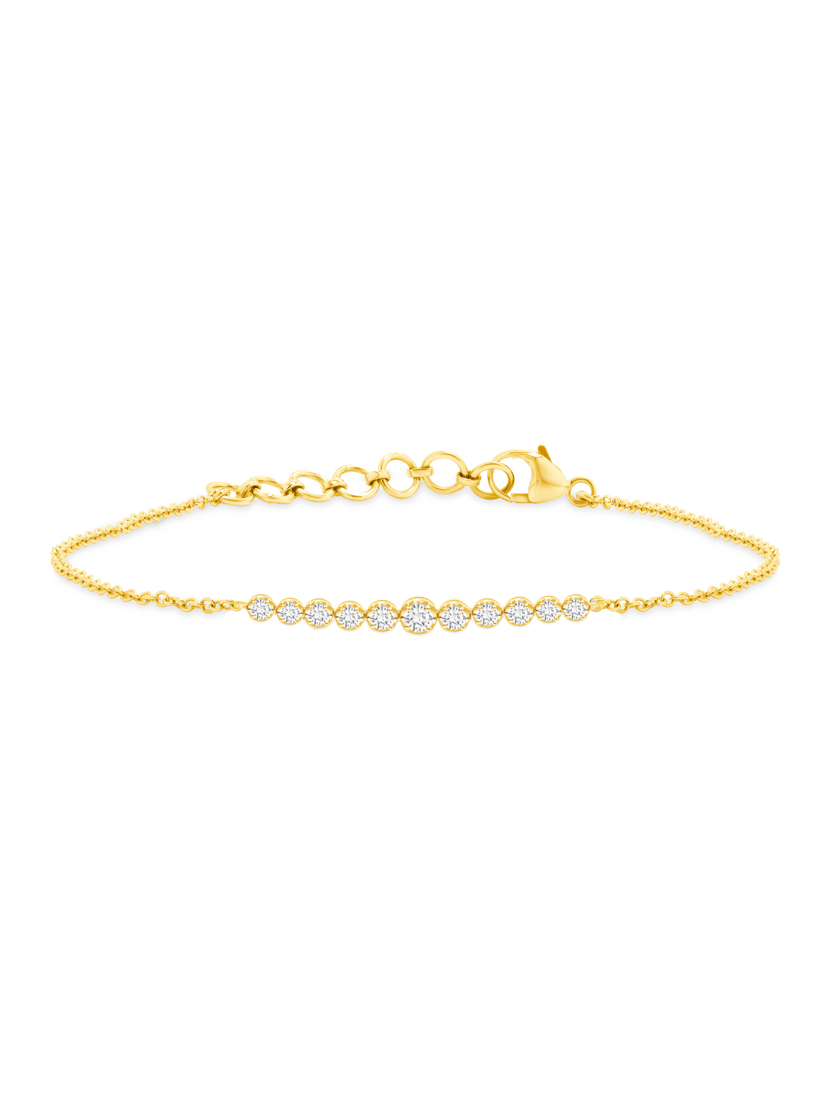 Cupcake Chasing Diamonds Bracelet 14K