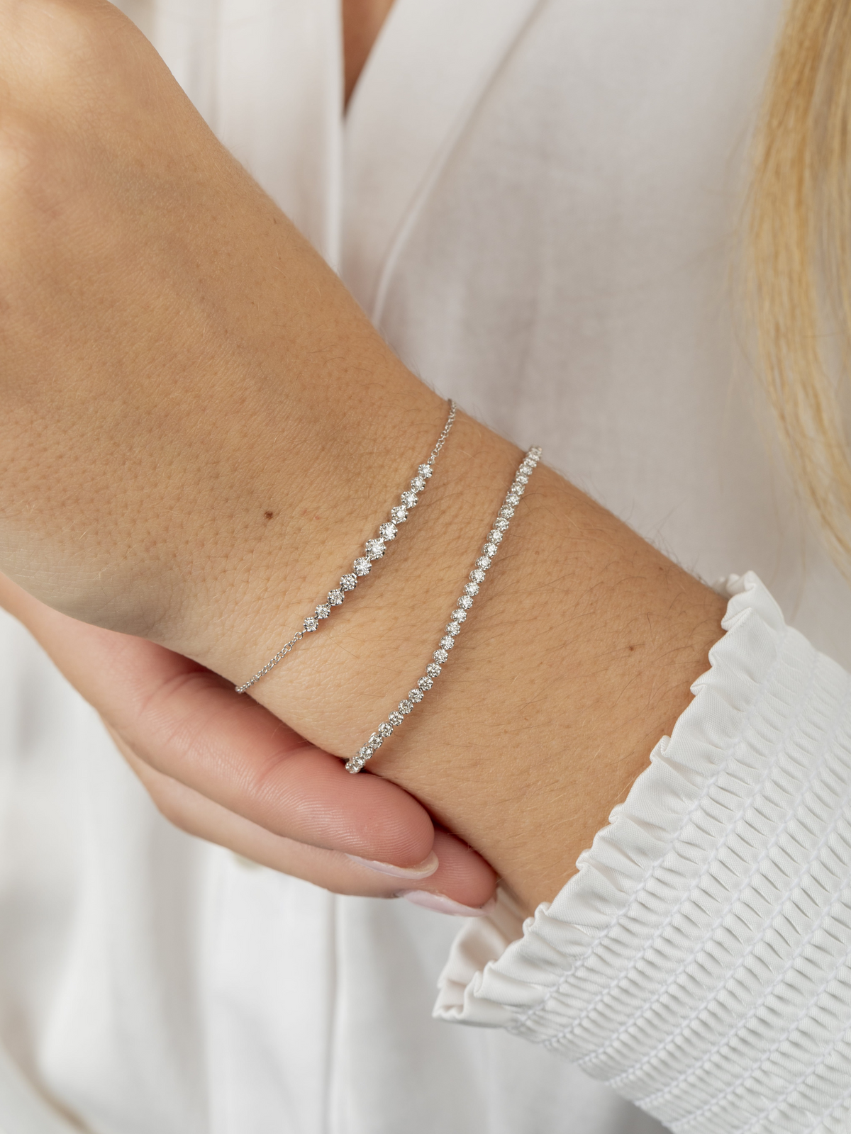 Cupcake Chasing Diamonds Bracelet 14K