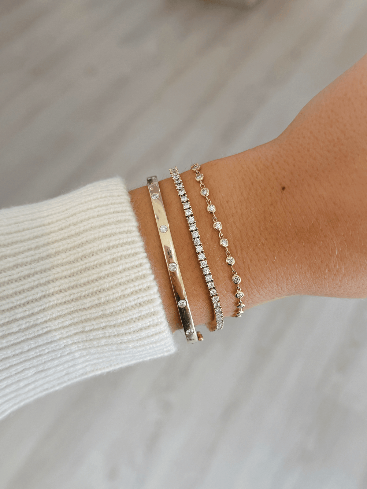 CZ Tennis Bracelet - Medium