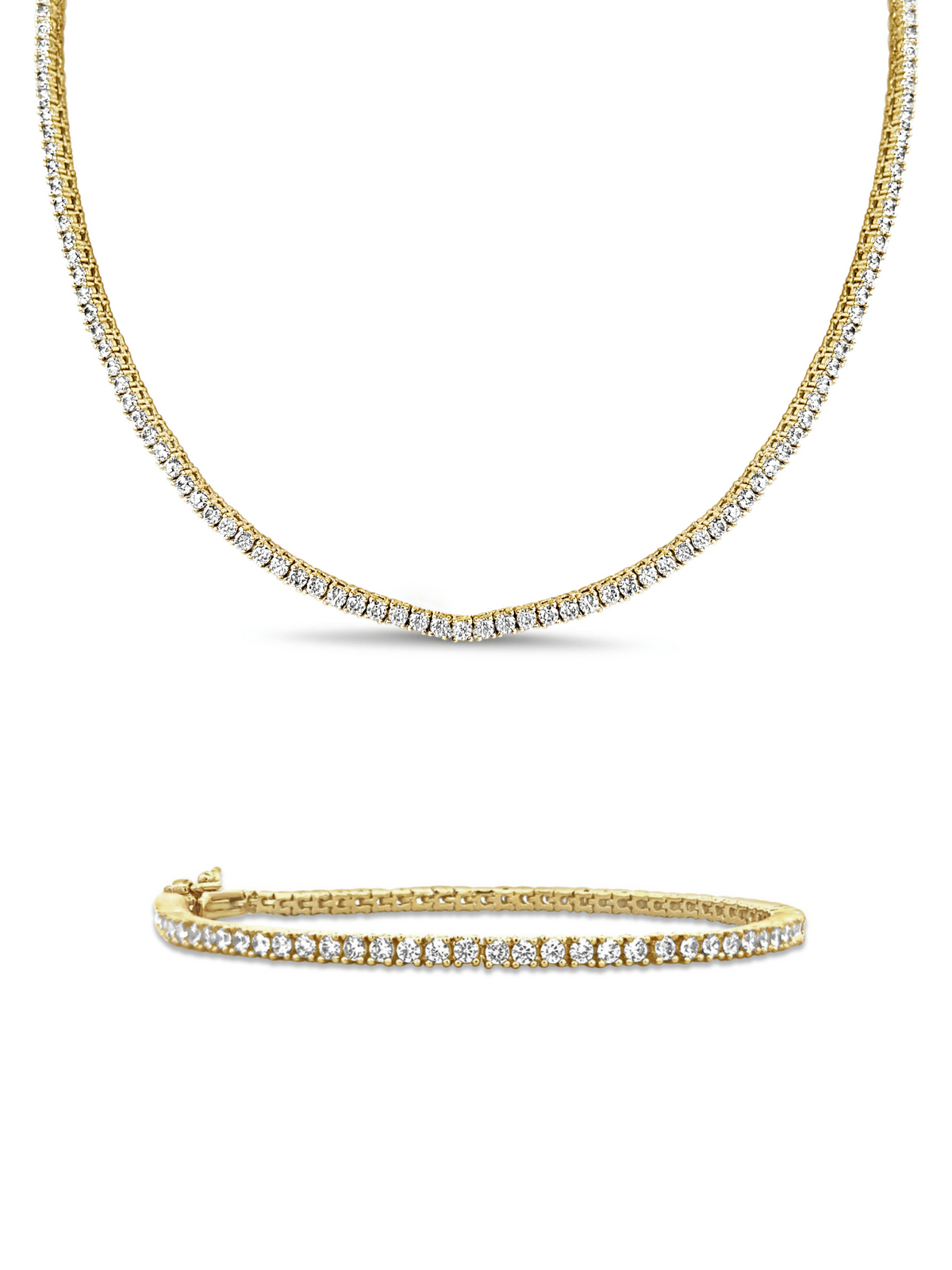 Sparkle Necklace + Bracelet Set