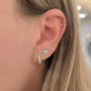 Diamond Butterfly Stud Earring 14K - LeMel